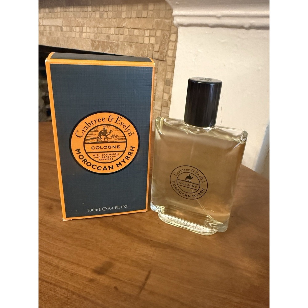 Crabtree & Evelyn MOROCCAN MYRRH Mens Cologne Spray 3.4oz New InBox Discontinued
